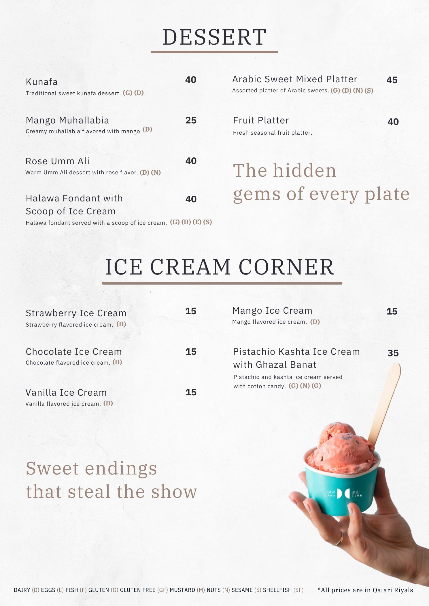 Bayt Al Dana Restaurant Menu - page 9 of 14